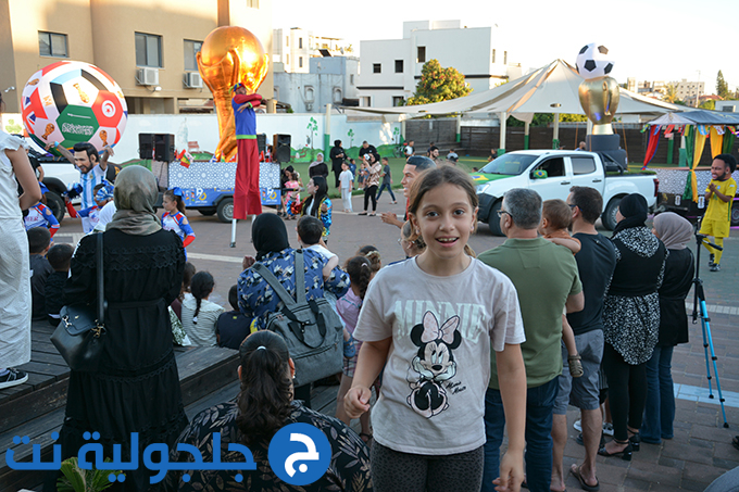 موكب كأس العالم المتجول في جلجولية برعاية جمعية غيث